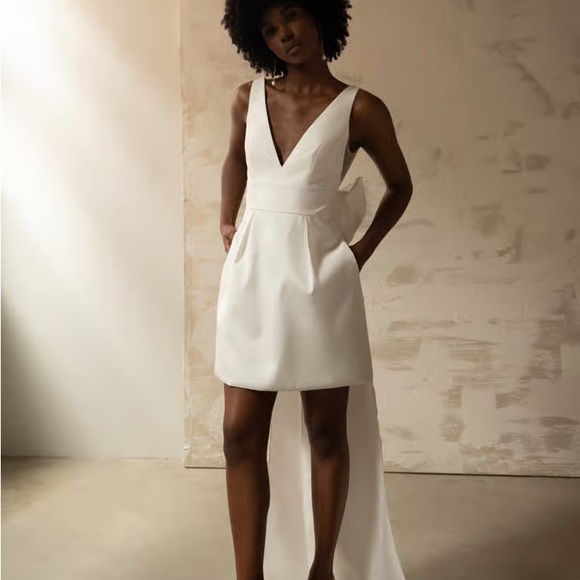 Jenny Yoo White Mini Dress - Picture 4 of 8